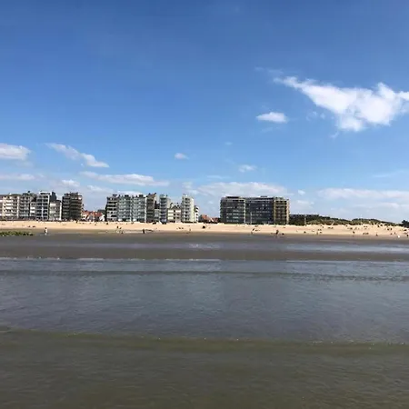 In St Idesbald With Sea Views, Cleaning Included 아파트